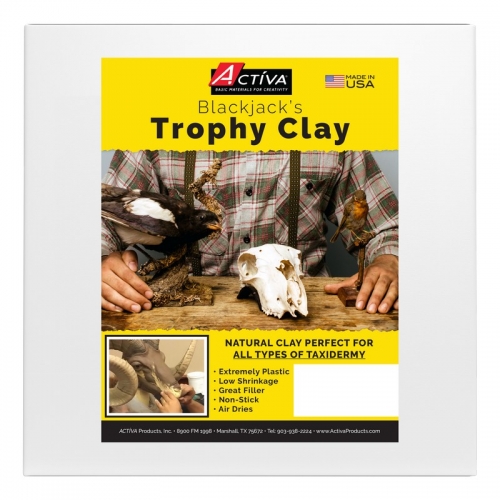 Blackjack's Trophy Clay™ Natural Clay For Taxidermy, 5 lb (2.3 kg)